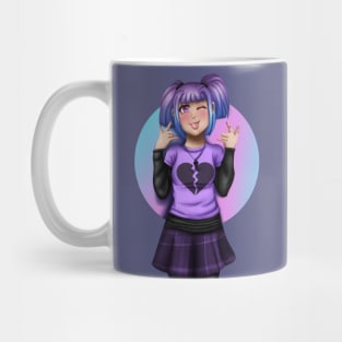 Cute Goth Girl Mug